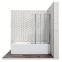 Стеклянная душевая шторка для ванны Ambassador Bath Screens 16041111R 100 на 140 см картинка