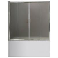 Шторка для ванной BelBagno UNO-VF-2-150/145-P-Cr стекло шиншилла 150x145 картинка