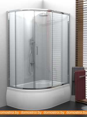 Душевой уголок NEW TRENDY Varia 120x85 (хром/прозрачный) фотография