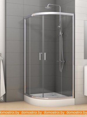 Душевой уголок NEW TRENDY Varia 80x80 K-0185 (хром/прозрачный) фотография