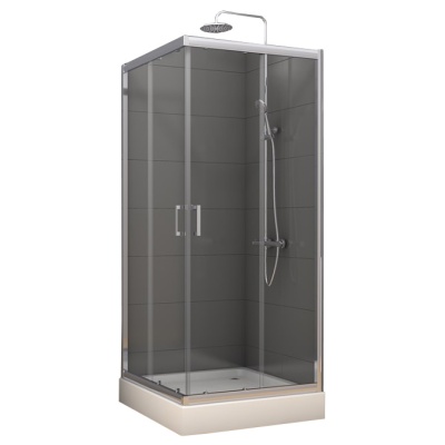Душевой уголок New Trendy Varia 2Д 90x90 K-0228 фотография
