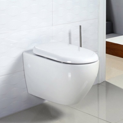 Подвесной унитаз BelBagno Sfera-R [BB513CH + BB209SC] с сиденьем фотография