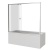 Шторка на ванну GoodDoor SCREEN WTW-160-G-CH 160x140 фотография