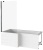 Шторка на ванну GoodDoor SCREEN BS-90-C-В 90x140 фотография