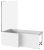 Шторка на ванну GoodDoor SCREEN BS-90-C-CH 90x140 фотография