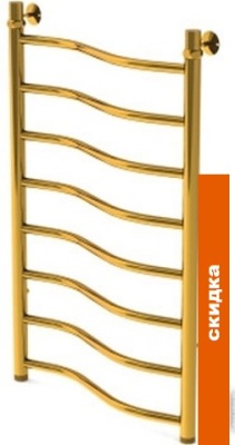 Полотенцесушитель Gloss & Reiter Wave Gold 50x80 (1) фотография