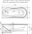 Акриловая ванна Aquanet Gloriana 160x70 фотография