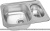 Кухонная мойка ZorG ZCL 5849-2 (микродекор) фотография