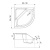 Акриловый поддон New Trendy Angus 90x90x29 B-0362 фотография