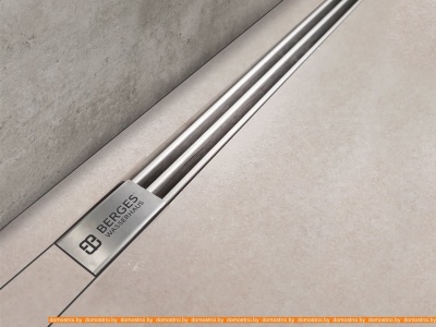 Душевой трап Berges Wasserhaus Super Slim 500 (матовый хром) фотография