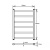Полотенцесушитель  ZorG ZR 900-6 ZR 012 55x90 фотография